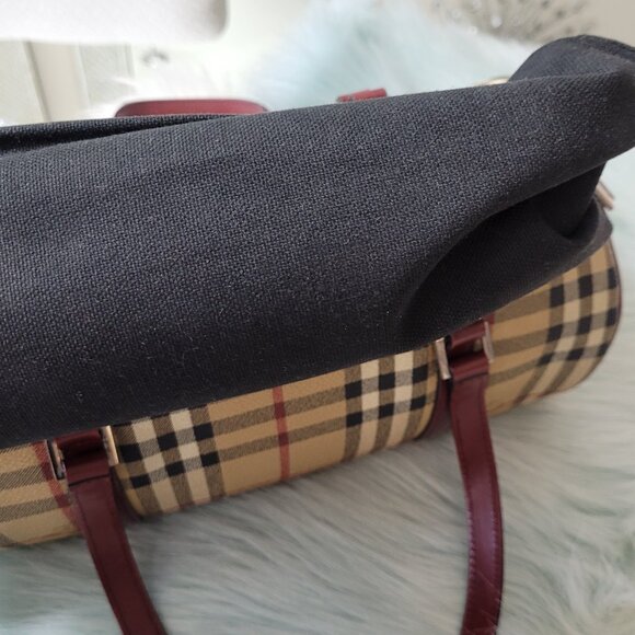 Burberry Nova Check Barrel Bag & Wallet * Leather & Coated Canvas - Picture 15 of 16